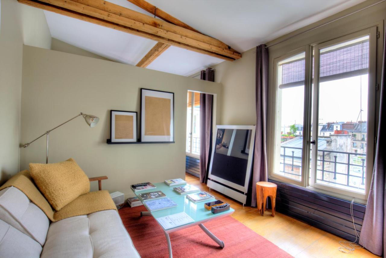 Апартаменты Atelier, Dernier Etage Bail Mobilite Centre Париж Экстерьер фото
